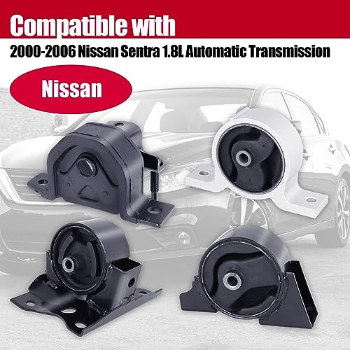 Engine Mount Motor Compatible with Fits 2000-2006 Nissan Sentra 1.8L - style: 2000-2006 Nissan Sentra 1.8L