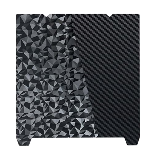 IdeaFormer-3D PEO PET Build Plate for Creality K1 Max/Ender 3 V3 Plus Diamond PEO+Carbon Fiber PET Flexible Spring Steel Bed Plate 310x315mm for Creality K1 Max/Ender 3 V3 Plus 3D Printer Platform - color: Diamond PEO+Carbon Fiber PET