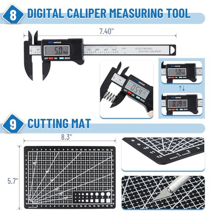 55Pcs 3D Printer Tool Kit, 3D Printing Accessories