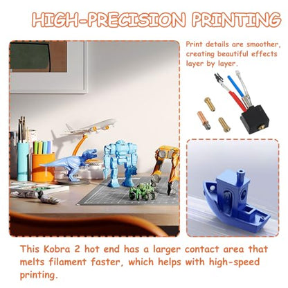 Kobra 2 Hotend 3D Printer Extruder End Kit - style: For Kobra 2