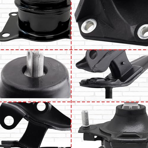 Engine Motor and Transmission Mount Kit Set of 6 for 2003-2007 Accord 2.4L - size: 03-07 Accord 2.4L