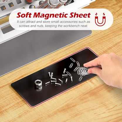 Screwdriver Organizer Holder Rack: Height Adjustable (Silver) - color: Silver