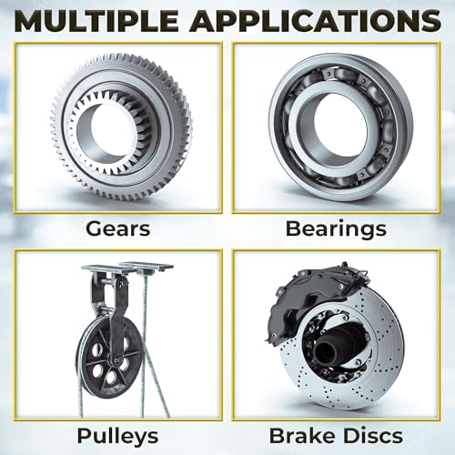 E•Werk - 3 Jaw Gear Puller - 6" - Wheel Bearing Removal Kit for Tight Pulley, Flywheel & Brake Disc - Heavy-Duty Separator w/Reversible Jaws for Automotive Maintenance & Vehicle Repairs