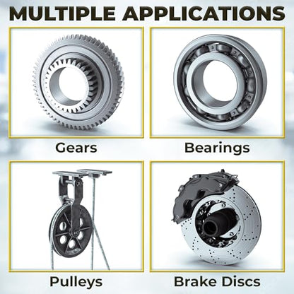 E•Werk - 3 Jaw Gear Puller - 6" - Wheel Bearing Removal Kit for Tight Pulley, Flywheel & Brake Disc - Heavy-Duty Separator w/Reversible Jaws for Automotive Maintenance & Vehicle Repairs
