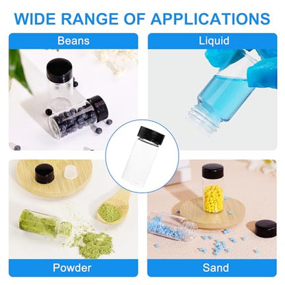 20ml Clear Glass Vials with Screw Caps 30PCS - style: 20ml-30pcs