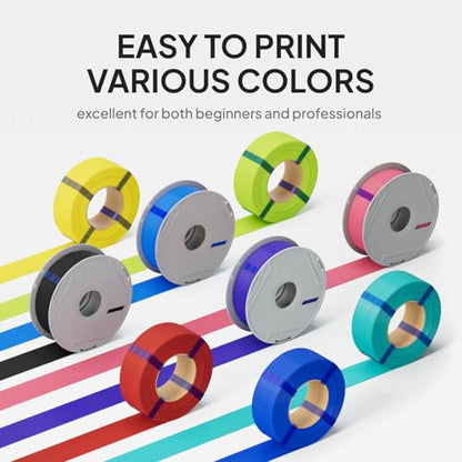 ELEGOO PLA Basic 3D Printer Filament with Reusable Spool Gray 1KG 1.75mm - color: Pla Gray