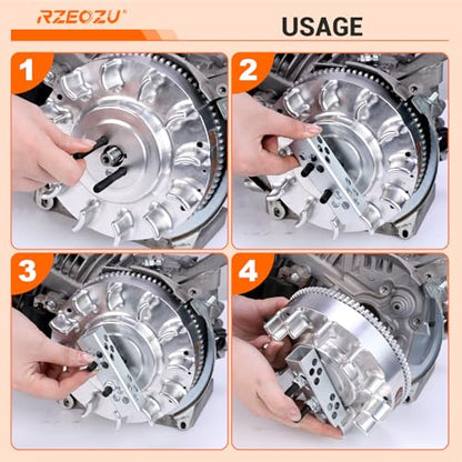 3/4" Crankshaft Holder Tool + Flywheel Puller for Predator 212 224cc - size: Crankshaft Holder Tool with Flywheel Pulley