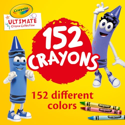 Crayola Ultimate Crayon Box Collection 152ct, Bulk School Supplies for Kids - size: 152 Count (Pack of 1), style: Ultimate Crayon Collection