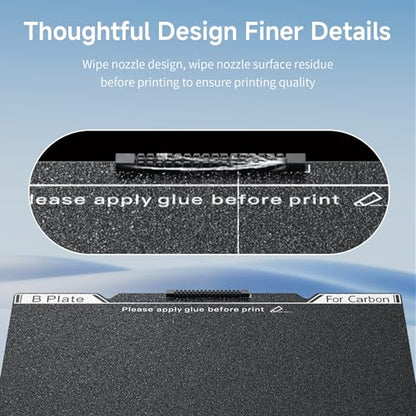 Official Creality K1C Build Plate 235x235mm Textured PEI Sheet with Nozzle Cleaner Flexible Spring Steel Magnetic Platform Plate for K1/K1C/K1 SE/Ender 3/3 V2/3 V3/3 V3 KE/3 V3 SE/3 Neo/3 V2 Neo - style: K1C Textured