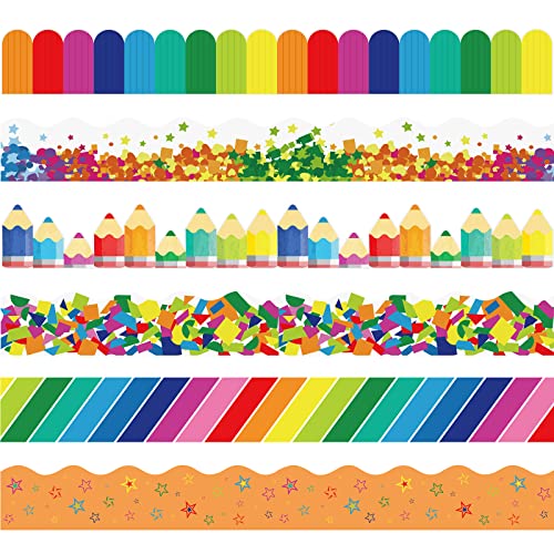 Containlol 118ft Bulletin Board Border Classroom Border, Lively Crumbs - style: Lively Crumbs