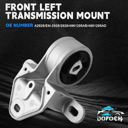 Engine Engine Motor Mount Kit Fit for 2001-2007 Chrysler Town & Country 3.3L 3.8L, 2001-2003 Chrysler Voyager V6 3.3L, 2001-2007 Grand Caravan V6 3.3L 3.8L OE# A2926HY A2925 A2927 A2928 - size: For 2001-2007 Town&Country 3.3L 3.8L