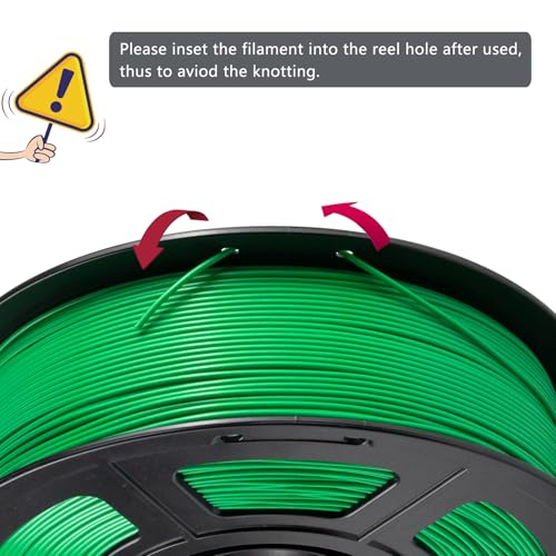 iSANMATE ASA Filament 1.75mm Green 1KG, UV & Weather Resistant 3D Printer Filament Perfect for Outdoor Functional Parts, Dimensional Accuracy +/- 0.02mm, 1kg Spool (2.2lbs) - color: Green