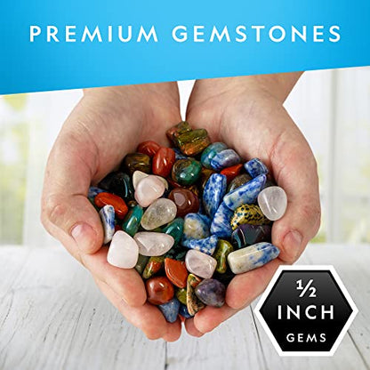 National Geographic Polished Stones and Crystals 5 Lb. Bulk Collection - style: 5 lb, 1/2-Inch Stones