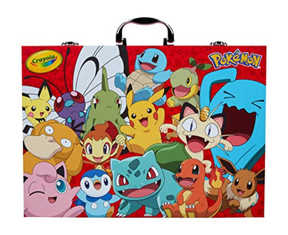 Crayola Pokémon Imagination Art Set (115pcs), Kids Art Kit, Coloring Supplies, Pokemon Toys, Pokemon Gift for Boys & Girls, Ages 5+ - style: Pokémon