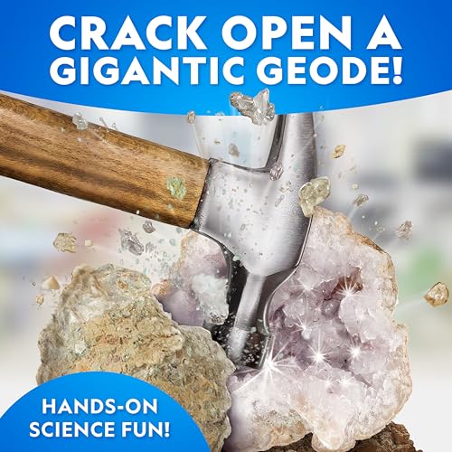 National Geographic Gigantic Geode Kit Earth Science Activity for Kids - size: 1 Gigantic Geode
