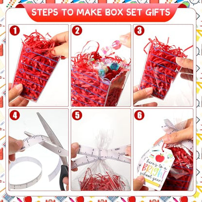 Vesici 12 Sets Teacher Appreciation Boxes Composition Notebook Teacher Box - style: New Term