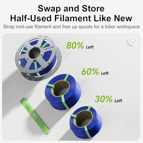 Aluminum Reusable Spool for Refill Filament, All-Metal Design with Smooth Precision Bearing, Compatible with Bambu Lab 3D Printers - color: Aluminum Reusable Spool Ms2, size: With Spool