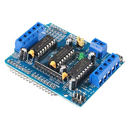 Robot Motor Kit DC Motor 3-6V Gear TT Motor with Tire Wheel + L293D Motor Drive Controller Motor Control Expansion Board for Arduino Smart Car