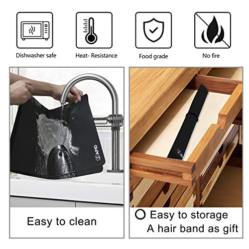 SAPID Extra Large Silicone Mat for Crafts Resin Art Painting 23.6" x 31.4" - color: Black, size: 23.6"×31.4"