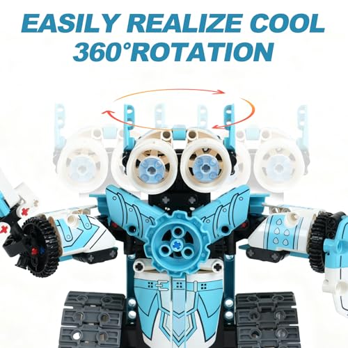 3 in 1 Robot Building Kits for Kids - STEM Birthday Gifts for 6 7 8 9 10 11 12+ Year Old Boys - Educational DIY Science Projects, Robotics Toys with APP & Remote Control