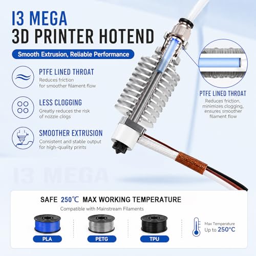 5Aplusreprap Assembled I3 Mega V5 Upgrade Hotend with Ceramic Heatblock Kit - size: set C