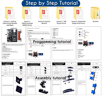 Robot Arm for Arduino, Smart Robot Building Kit That can Memorize and Repeat Movements for Beginners/Teens/Adults to Learn Electronic, Programming, Math and Science