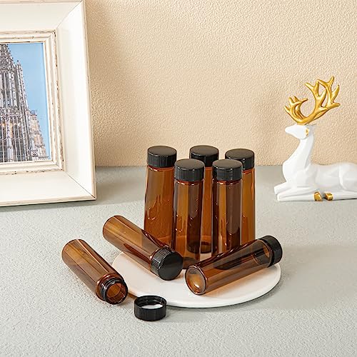 40ml Amber Small Glass Vials 30pcs with Screw Caps(30pcs) - color: Amber, size: 40ml 30pcs