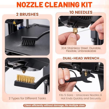 50pcs 3D Printer Accessories Tool Kit for All FDM/SLA Printers