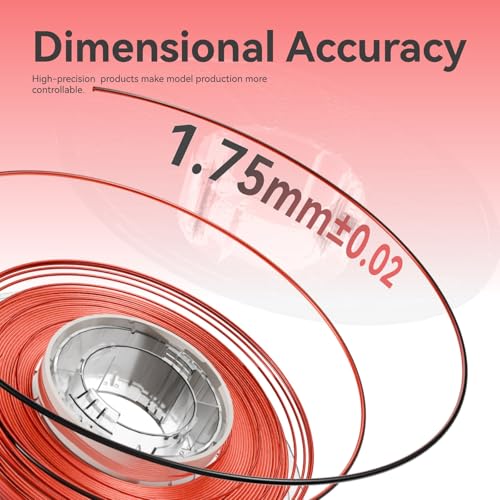 Chitu Systems Conjure Silk Black Red PLA 3D Printer Filament 1.75mm 1KG - color: Black Red-1kg, size: B-Silk PLA-Dual Color