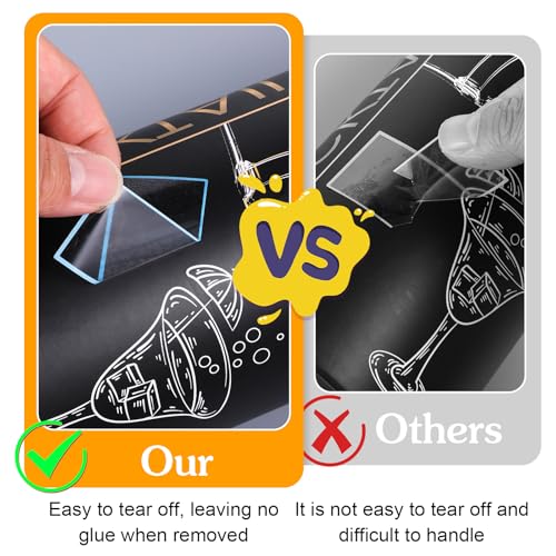 120 Pcs Dry Erase Labels, Waterproof Reusable Dry Erase Stickers Multicolor
