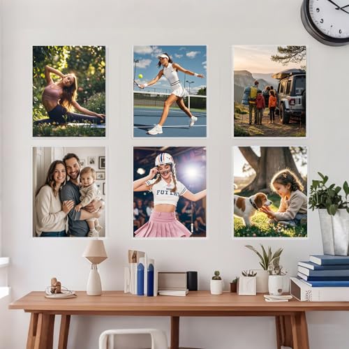 25PCS 6" x 9" Clear Rigid Card Sleeves – Waterproof Hard Plastic Protectors for Postcards, Prints, Photos, Trading & Sports Cards – Top Load Jumbo Sheet Holders - size: 6" x 9"