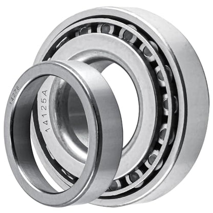 4 Sets 14125A 25580 Trailer Bearing Kits for 5200-7000 lbs Axle, Trailer Axles Bearing Kits with 2.72" Dust Cap, Grease Seal, Cotter Pin, Rotating Quiet and High-Speed Trailer Bearing