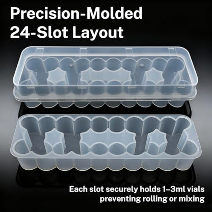 24-Slot 3ml Peptide Vial Fridge Organizer - color: A4