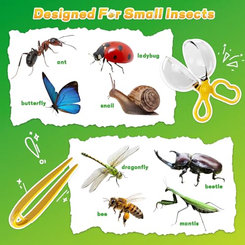 Kids Bug Catcher Kit Outdoor Explorer Set Educational Nature Toy Ages 3-12 - size: 378-2