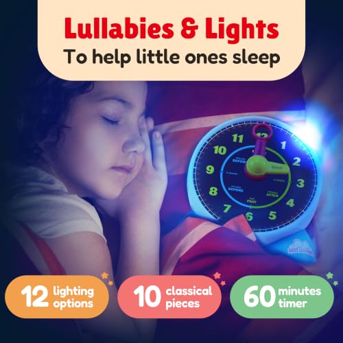 BEST LEARNING Learning Clock - Talking Time Teaching Toy for Kids