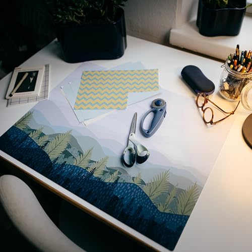 Fiskars 18" x 24" Self Healing Cutting Mat for Sewing, Woodland Wanderlust - color: Woodland, size: 18"L x 24"W