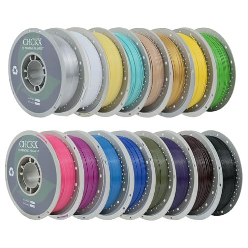 16KG Multicolor PETG Filament Bundle, 16 Rolls 1.75mm Precision Filament - color: 16*1kg Mix Colors, size: PETG