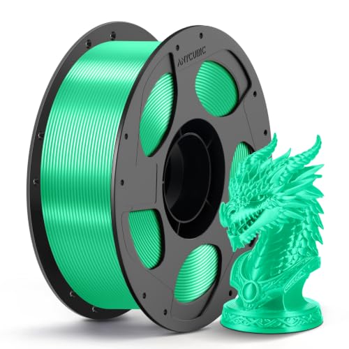 ANYCUBIC Silk PLA Filament 1.75mm, 1KG, Silk Green - color: 1kg Silk Green