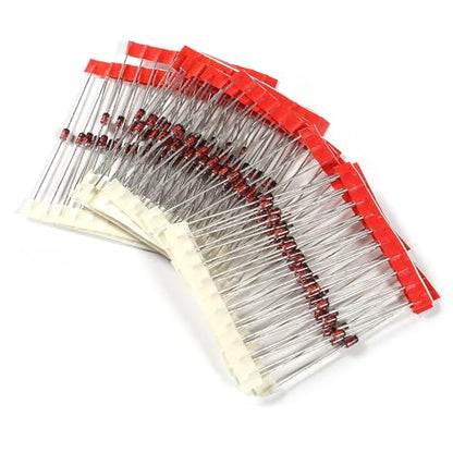 14 Value 280pcs 1W Zener Diodes Assortment Kit 3.3V 3.9V 4.7V 5.1V 6.2V 6.8V 8.2V 10V 12V 15V 16V 18V 20V 24V Assorted Set - style: 280pcs