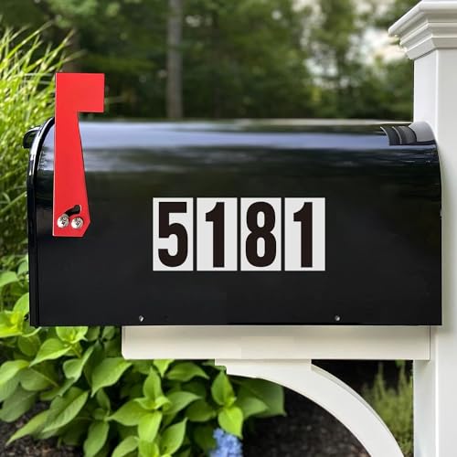 3 Inch Self Adhesive Numbers for Mailbox, Reflective Mailbox Number 300 PCS - color: 300 Numbers, size: 3 inch