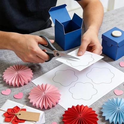 Dynta Double Sided Adhesive Sheets for Arts Craft Scrapbooking Photo Albums Home Decorative 25Pcs, 8.3 x 11.7 Inch