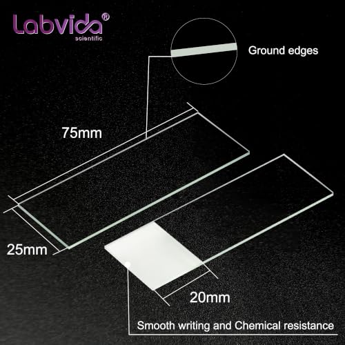 1000pcs Microscope Slides, Dim.75x25x1mm, LVQ096C - color: LVQ096C