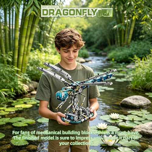 Mechanical Dragonfly Building Blocks for Adults - color: Dragonfly