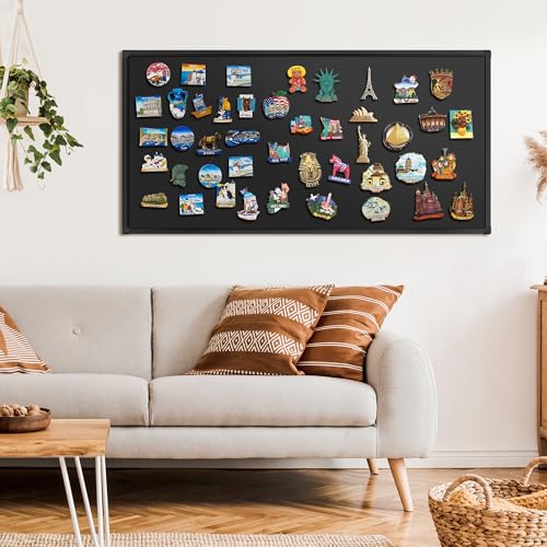 SELEAD Magnetic Chalkboard Double-Sided 48 x 24 Inch, Black Aluminum Frame - size: 48"W x 24"H (double-sided)
