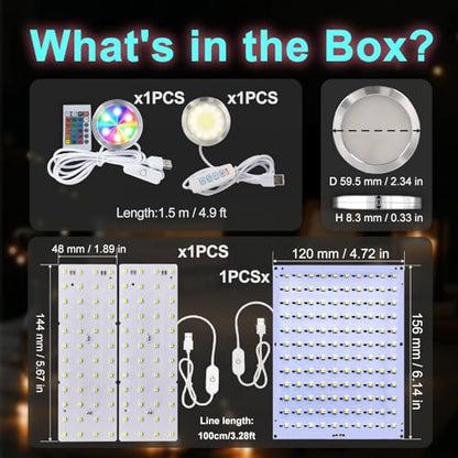 3D Printer Light Kit for Bambu Lab, LED Lamp Kit 001, LED Backlight Board