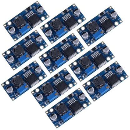 10Pcs DC to DC Buck Converter for LM2596, 3-40V to 1.25-35V