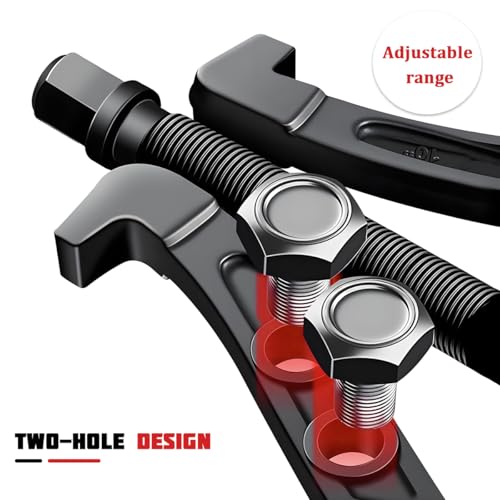 3 Jaw Car Inner Bearing Puller, Automotive Pilot Bearing Wheel Gear Puller with Reversible Jaws, Heavy Duty Vehicle Gear Extractor Pulley Tool Accessories, Universal Fit (4Inch) - size: 4Inch