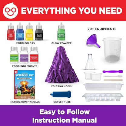 Doctor Jupiter Erupting Volcano Science Kit for Kids Ages 8+, STEM Toy - style: Volcano Science Kit: 8+