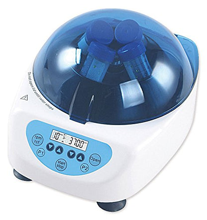 CL4M Mini Centrifuge with 4 x 50ml Rotor. Includes Multiple adapters to fit All Tube Sizes from 1.5ml to 50ml