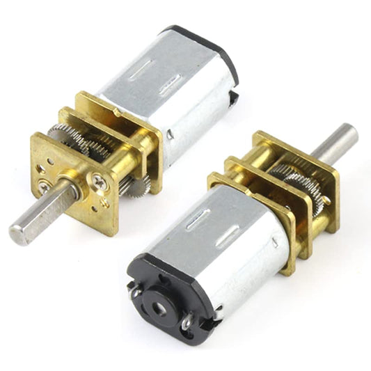 CHANCS N20 DC Gearbox Motor 6V 15RPM Shaft Length 10mm Small Motor for Robot Wheel DIY Toys - size: 15RPM, style: 1PC